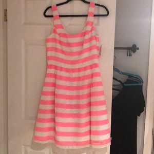 Lily Pulitzer pink and white striped dress